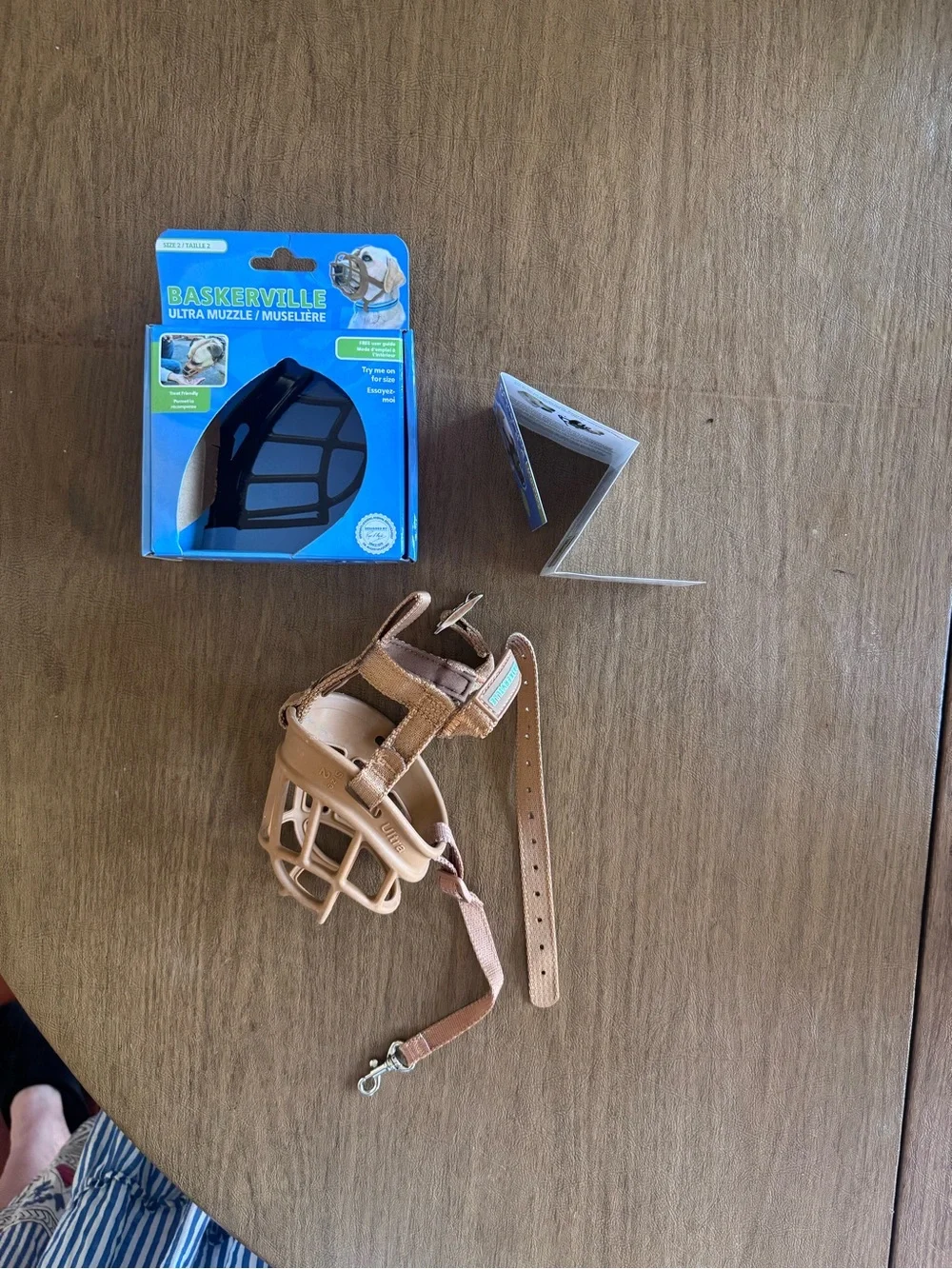 Baskerville Ultra Dog Muzzle in Tan
